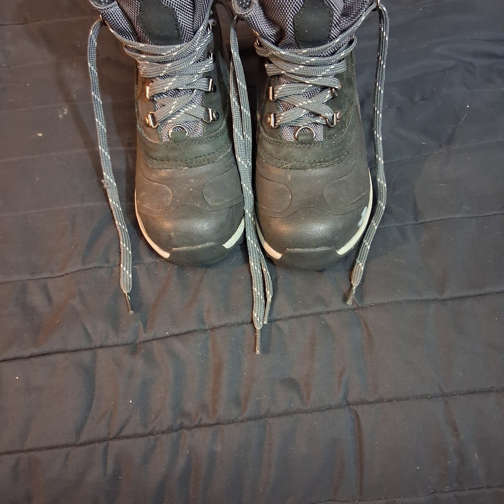 The North Face Black and Gray Winter Boots
